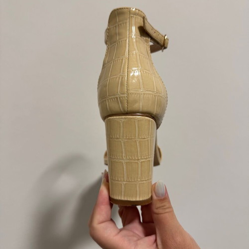 La Bottine Souriante summer shoe beige croco No40 like new, lightweight