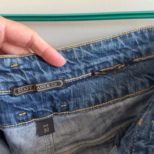Staff jeans IRENE blue, size 30, like new, baggy fit