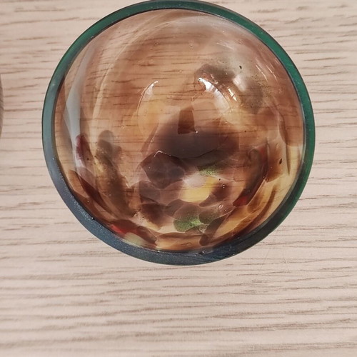 Αντίκα χειροποίητο διακοσμητικό βάζο jar από φυσητό γυαλί σαν καινούργιο