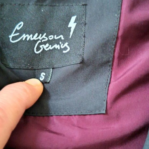 Emerson Women's Black Puffer Jacket with Hood size S used