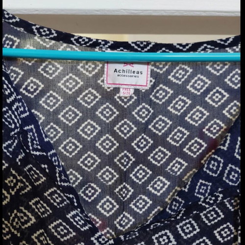Caftan Achilleas Accessories like new, blue, viscose fabric