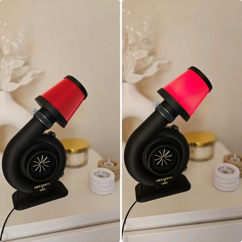 Turbo LED lamp with NFC and logo, new, custom decorative