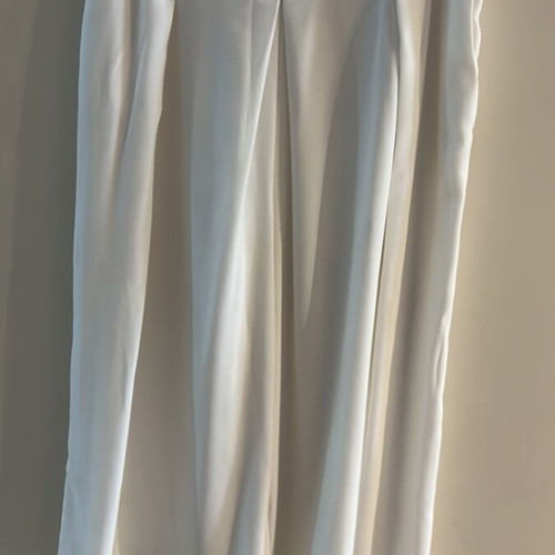 Mango white culottes with pleats, size M 38