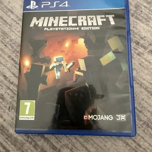 Minecraft PS4 game used, Greek cover