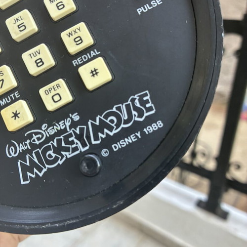 Vintage Mickey Mouse Disney telephone 1988