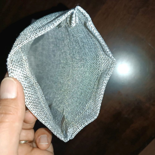 Canvas pouch new pack of 25 dark gray 14x18cm