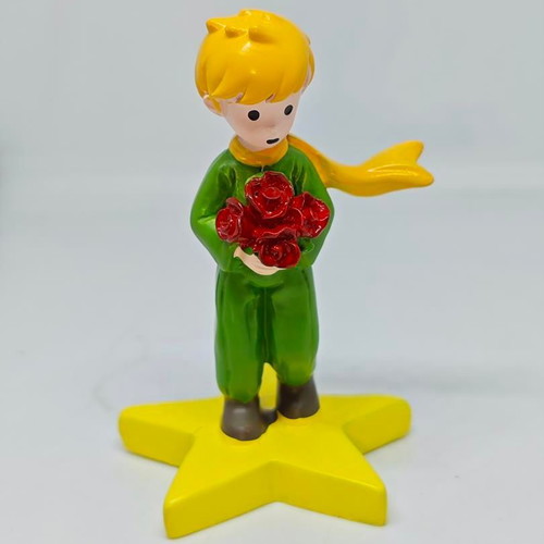 Little Prince collectible figure with roses like new