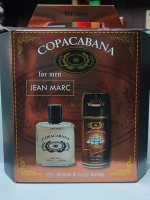 Copacabana men's set with after shave and body spray