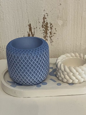 Handmade plaster decorative set new