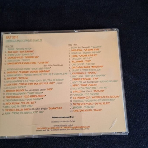 July 2010 Sampler CD like new, very good condition
