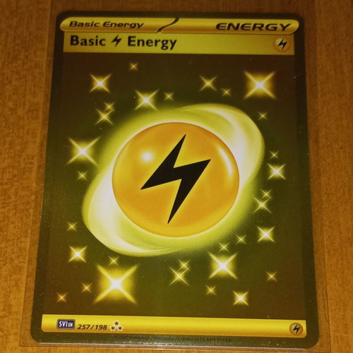 Pokemon Lightning Energy SVI 257/198 new
