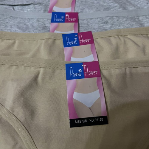 Women's underwear mako pack of 6 S/M new, gray and beige