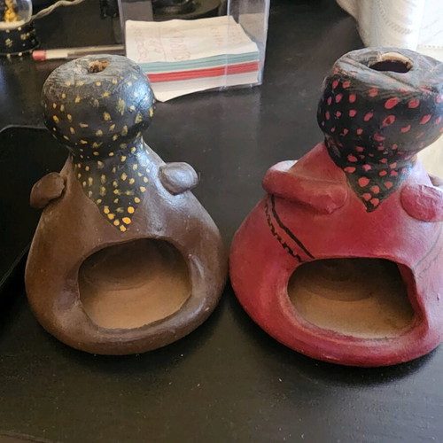 Clay figures used