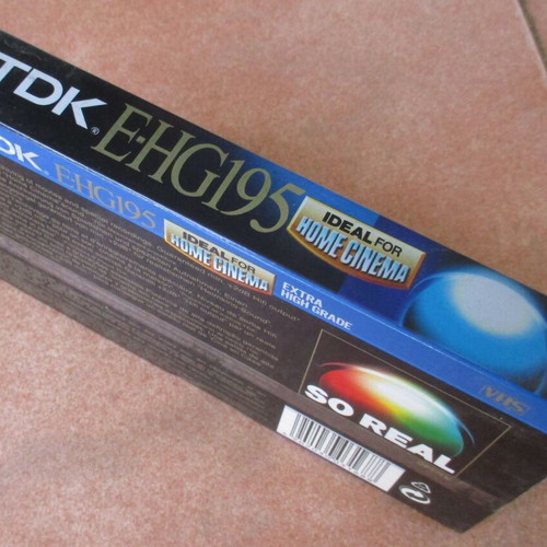 TDK VHS Extra High Grade 195 minutes sealed new