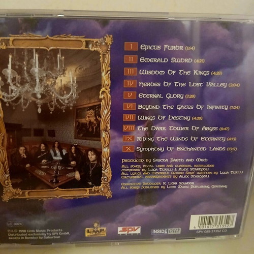 Rhapsody Symphony Of Enchanted Lands Box Set like new, metal