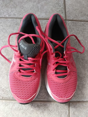 Γυναικεία αθλητικά παπούτσια Asics Tiger μεταχειρισμένα, ροζ, νούμερο 38