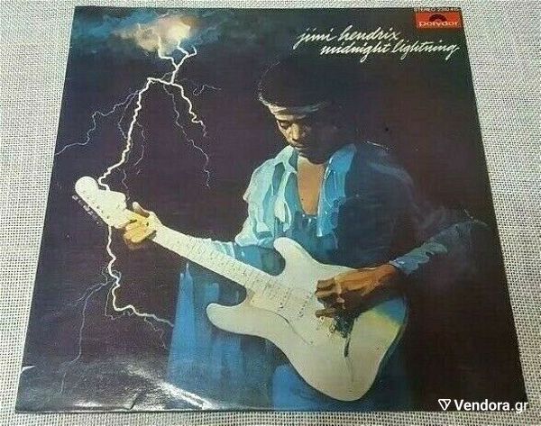  Jimi Hendrix – Midnight Lightning LP Greece 1975'