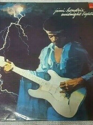 Jimi Hendrix Midnight Lightning LP μεταχειρισμένο, rock, Ελλάδα 1975