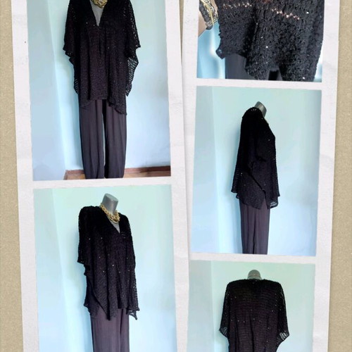 Noa Noa tunic-style cape like new, one size fits S to 3XL