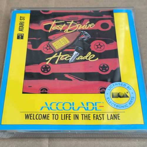 Test Drive (Accolade) (Atari ST) like new, complete in case