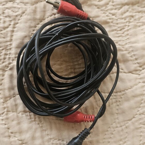 Audio cables set used, various types