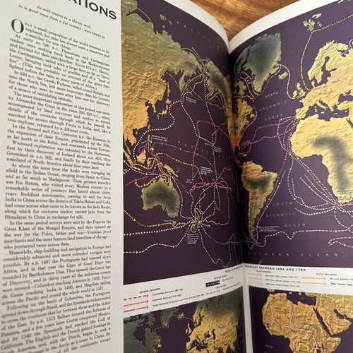 Vintage World Atlas 1961 in English like new
