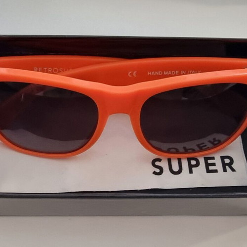 Retrosuperfuture Classic Orange sunglasses like new, handmade Italy