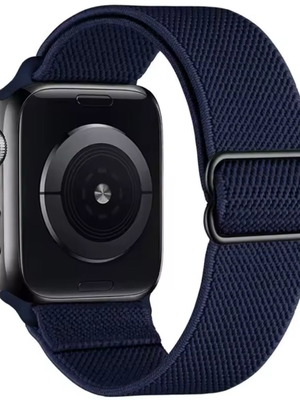 Μπλε υφασμάτινο λουράκι Apple Watch καινούργιο