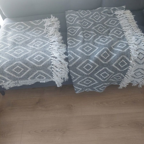 Throws like new, set of 2, single and double sizes 120x160cm and 170x210cm