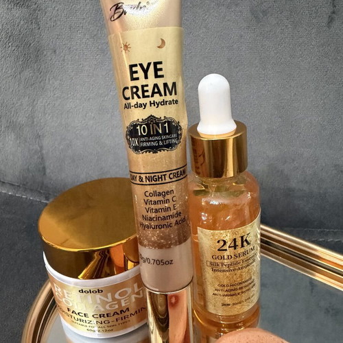 Beauty Care Set with 24K Gold and Retinol, new, 3+2 gift