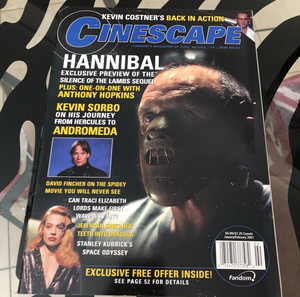 CINESCAPE JANUARY 2001 MAGAZINE HANNIBAL ISSUE VF/NM STAR TREK ENTERPRISE HERCULES ΤΕΛΙΚΗ ΤΙΜΗ