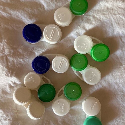 Lens cases new, pack of 11 pieces
