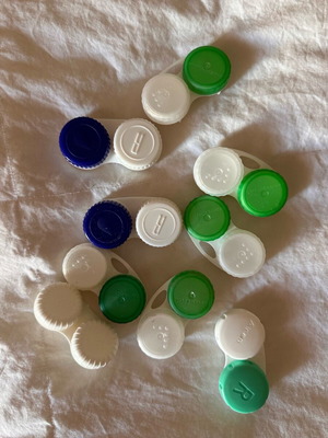 Lens cases new, pack of 11 pieces