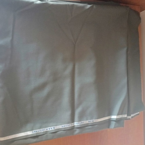 Khaki fabric polyester and wool new