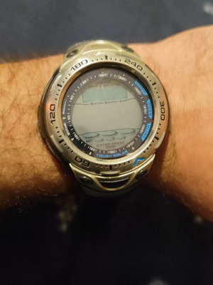 Casio 2825 Sea Pathfinder ρολόι μεταχειρισμένο, ηλιακή φόρτιση, κατάδυσης