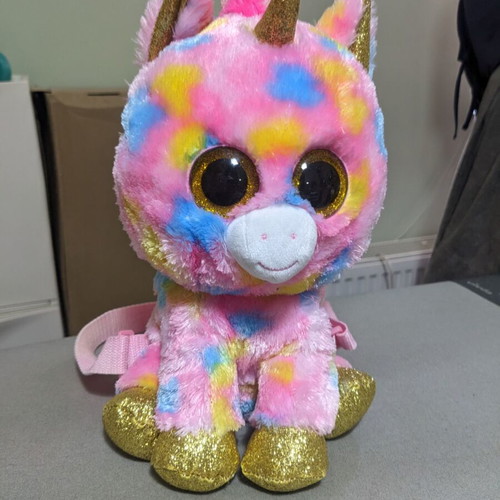 Ty Beanie Boos Fantasia Plush Backpack like new, 28cm