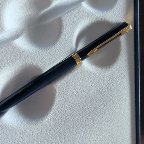 Waterman pen dark blue, new, gift set