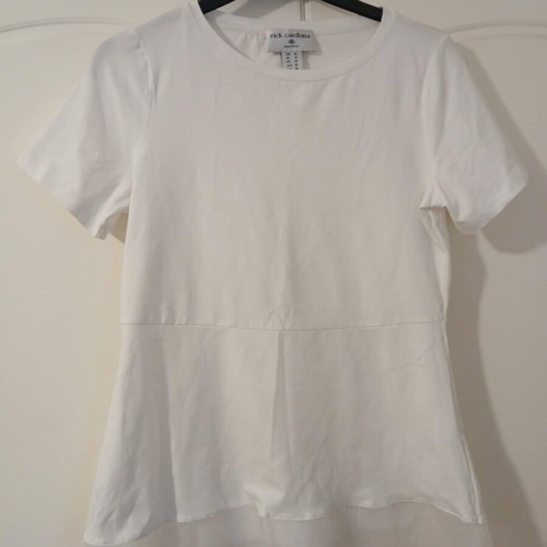 Rick Cardona blouse white, like new, size M/L
