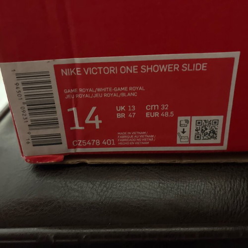 Nike Victori One men's flip flops new, blue