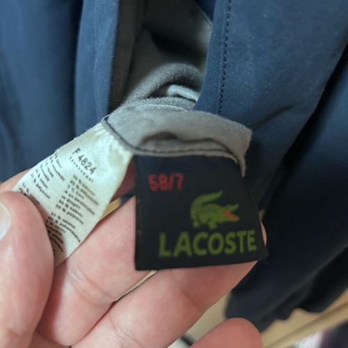 Lacoste Men's Jacket Like New, Reversible, Blue, Size L