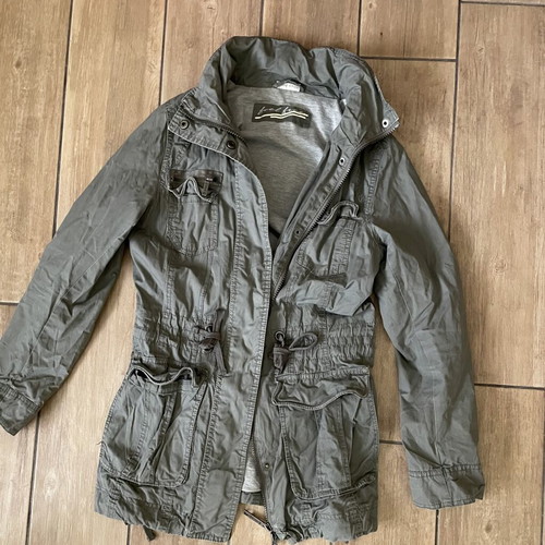 Khaki vintage jacket used, size S