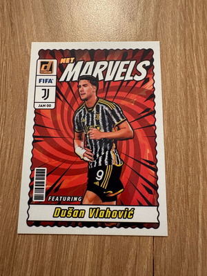 Κάρτα Dusan Vlahovic Net Marvels 2023 Panini Donruss Soccer Juventus καινούργιο
