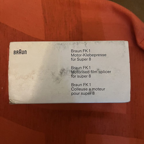 Braun FK 1 Motorised Film Splicer for Super 8, new