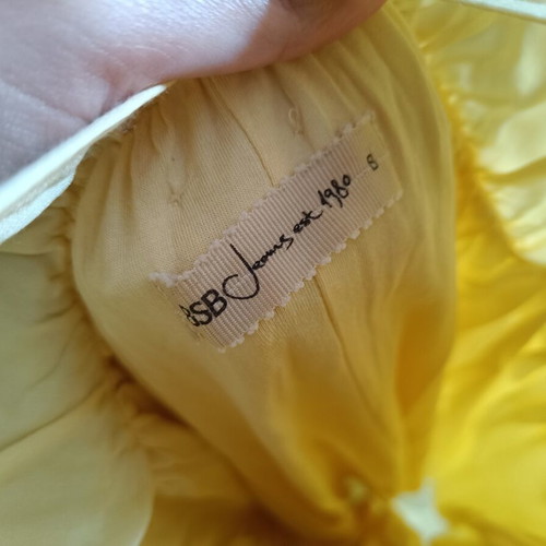 BSB long yellow dress with side slits