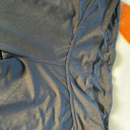 Capri elastic leggings L used with zip pocket black