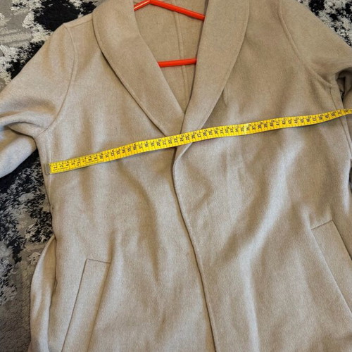 Wool coat used, beige, size S/M