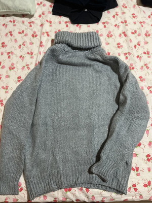 Decoro turtleneck sweater, turquoise
