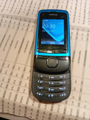 Nokia C2-05 употребяван с батерия и зарядно