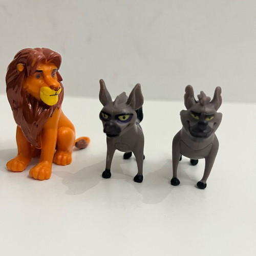 Mufasa and Hyenas figures from The Lion King like new