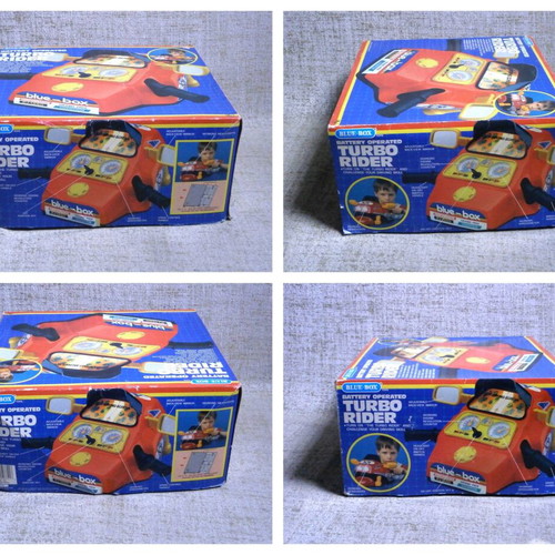 Turbo Rider electronic board game new with vintage box